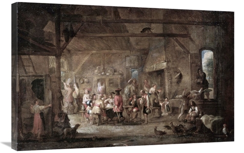 Global Gallery GCS-281452-36-142 36 in. At the Bar Art Print - Corneli