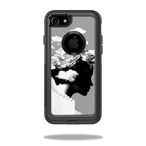 MightySkins OTCIP8-cloudy day Skin for Otterbox Commuter iPhone SE 202