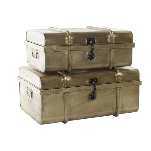 Chest DKD Home Decor Metal (68 x 42 x 31 cm) (58 x 35.5 x 25 cm) (2