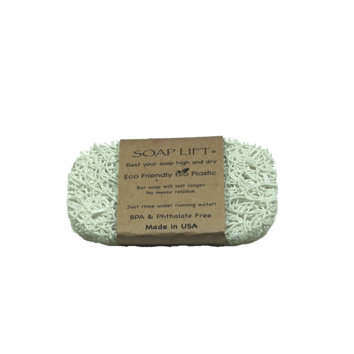 Soap Lift 9471194 0.25 x 4.5 x 3 in. Bar Soap Saver White Bio Plastic