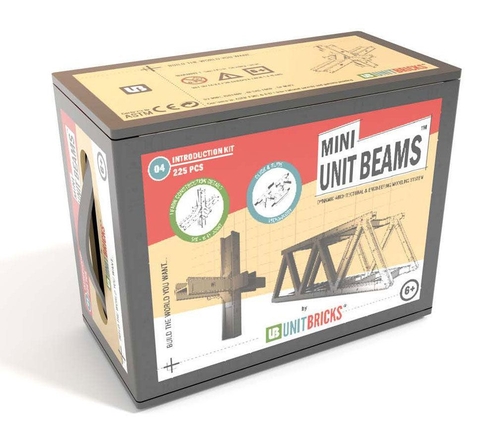 Mini Unit Beams Truss Bridge Starter Building Set for 6+