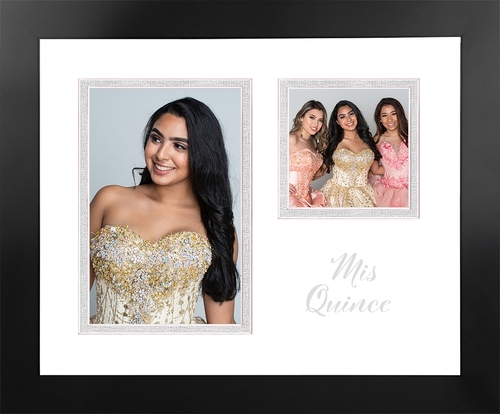 Celebration Frames MQNBWSDO Mis Quince Double Opening Photo Frame Whit