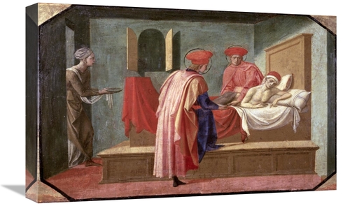 Global Gallery GCS-279398-22-142 22 in. St. Cosmas & St. Damian Caring