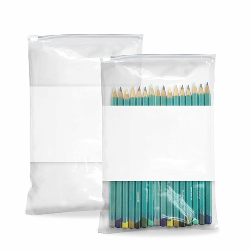 Pack of 250 Slide Zipper Bags, 6 x 9. Polyethylene Pills Bags 6x9. 3