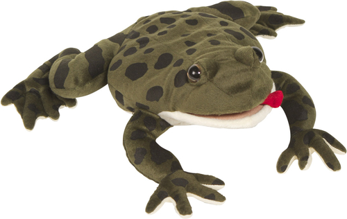 Sunny Toys NP8215 12 In. Frog - Cape Ghost- Animal Puppet