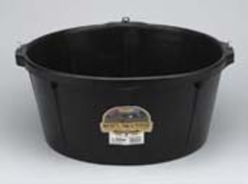 Main Miller Rubber Feeder Tub W Hooks Black 7.5 Gallon - HP750 image