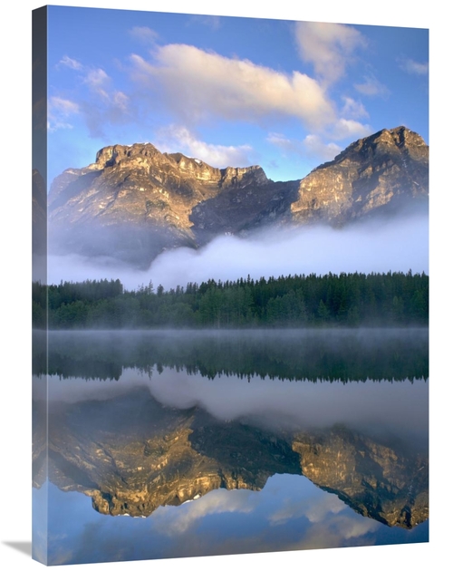 Global Gallery GCS-452114-2432-142 24 x 32 in. Morning Light on Mt Kid