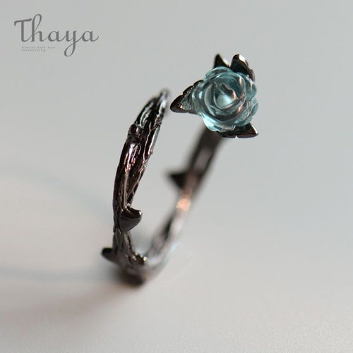 Vintage Rose and Thorn Rings