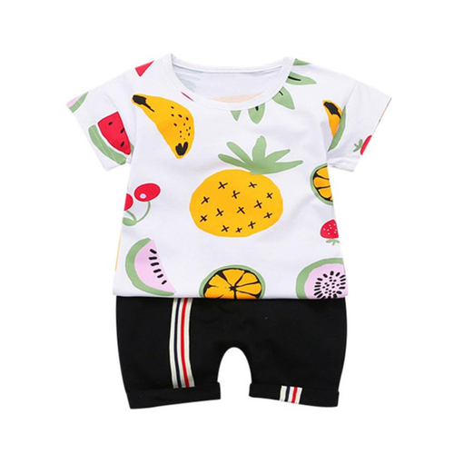 Cute childrens sets Infant Baby Boys Short Sleeve