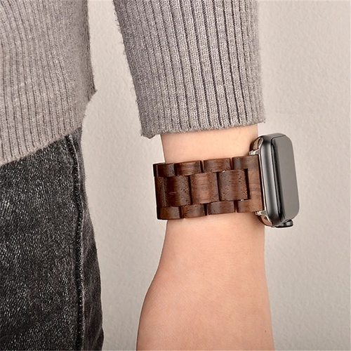 ebony quality hook Series Wooden Band for Apple watch