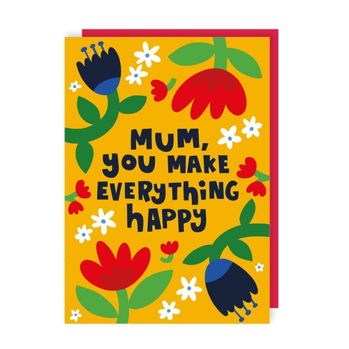 Happy Mother's Day Card (Pack of 6)