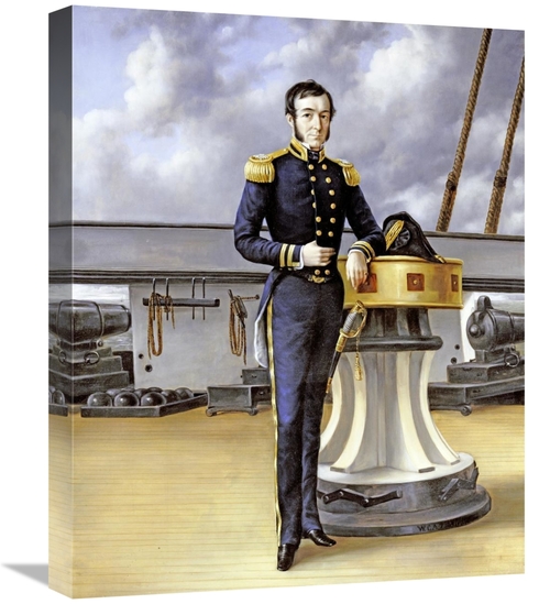 Global Gallery GCS-267995-22-142 22 in. Portrait of a Naval Officer Ar