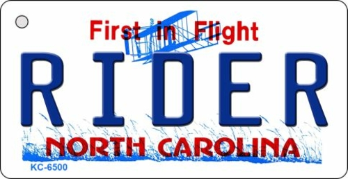 Smart Blonde KC-6500 1.5 x 3 in. Rider North Carolina State License Pl