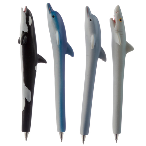 Cute Novelty Sea Creature Pen - Dolphin, Shark, Whale