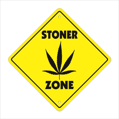 SignMission X-14-Stoner 14 x 14 in. Stoner Crossing Zone Xing Sign