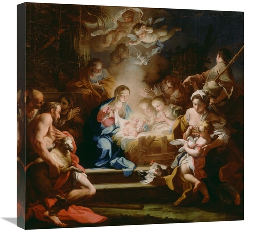 Global Gallery GCS-456792-2424-142 24 x 24 in. The Adoration of the Sh