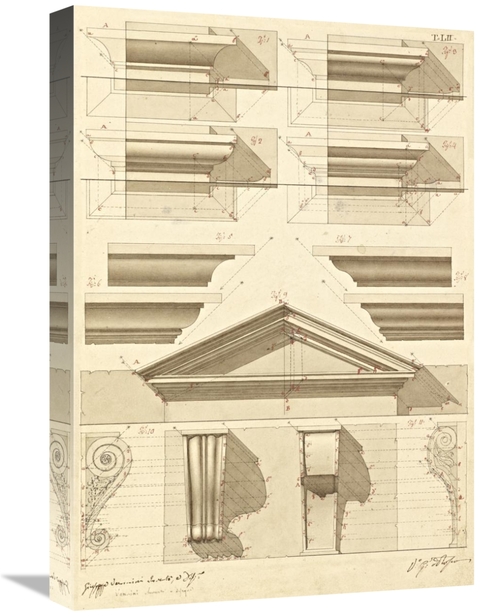 Global Gallery GCS-453931-22-142 22 in. Plate 52 for Elements of Civil