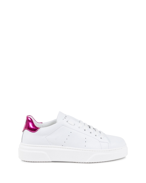 Runaround Sneaker White/Fuxia