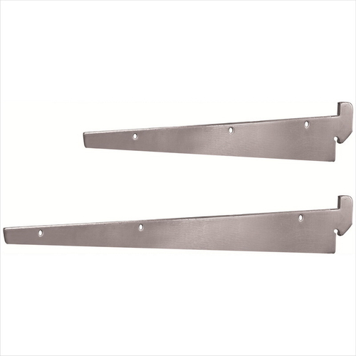 AMKO 43-035CH 16 in. Recessed Bracket for Shelf or Hangrail