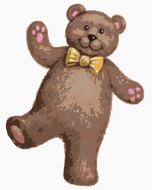 Paint by Numbers - TEDDY BEAR (SUE ELLEN BROWN)