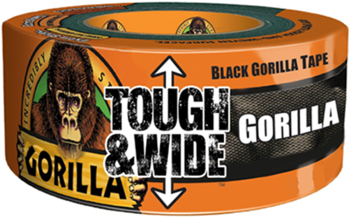 Gorilla Glue 106425 2.88 x 25 Yard Tough-N-Wide Duct Tape, Black