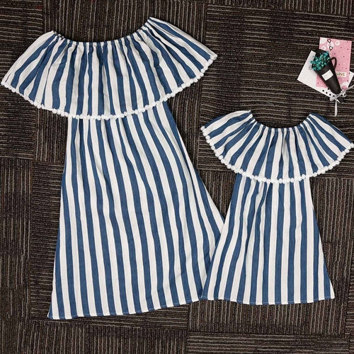 pregnant clothes Dress Stripe Mommy＆Me