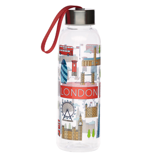 Fun London Icons 500ml Bottle with Metallic Lid