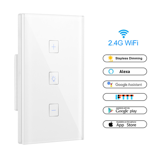 Smart Light Dimmer Touch Control WiFi Switch