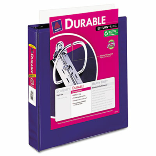 Avery 17024 Durable View Binder with Slant Rings- 11 x 8.5- 1.5 in. Ca