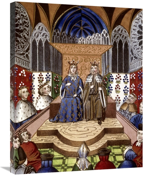 Global Gallery GCS-277608-30-142 30 in. King of France & Emperor of Ge