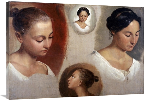 Global Gallery GCS-280886-40-142 40 in. Heads Art Print - Unknown