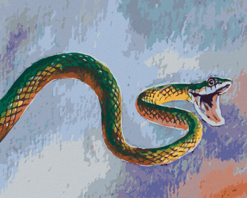 Paint by Numbers - GREEN SNAKE