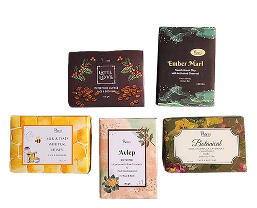 Soap Combos PACK OF 5  PACK CONTAINS-(Avlep, MILK & OAIS WITHHPURE,