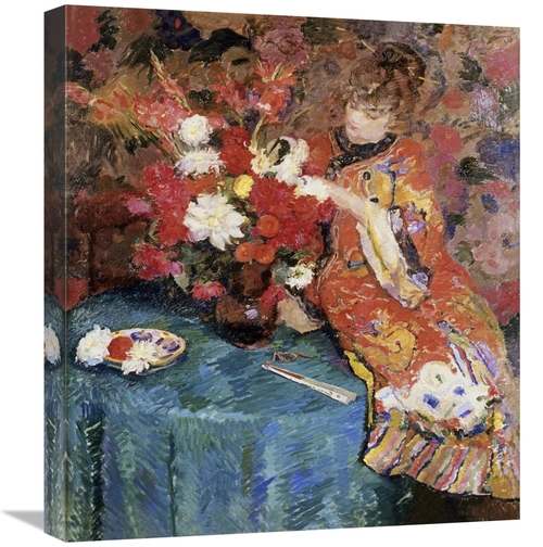 Global Gallery GCS-282133-22-142 22 in. Le Kimono Art Print - Ernst Je