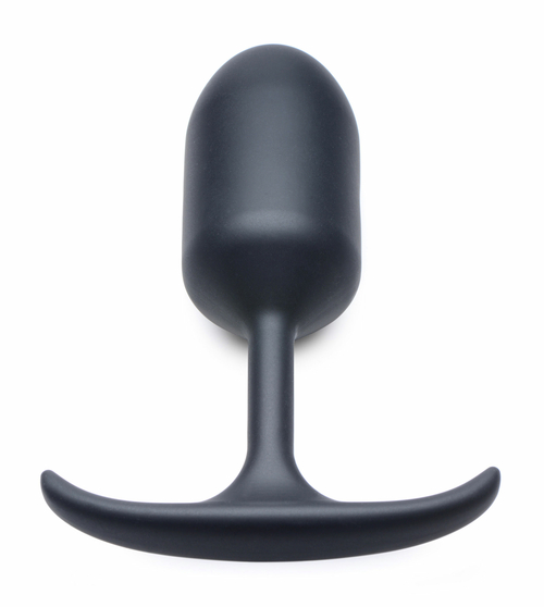 Premium Silicone Weighted Anal Plug - Large