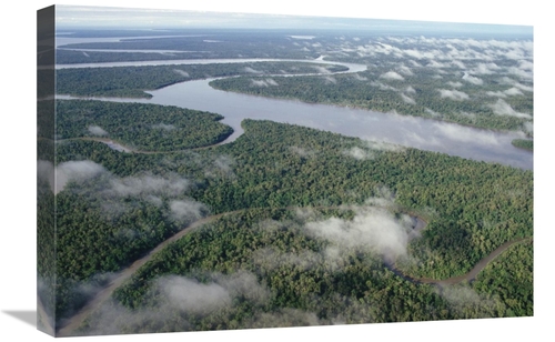 Global Gallery GCS-452987-1624-142 16 x 24 in. Kikori River & Runs Thr