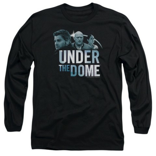 Trevco Under The Dome-Character Art - Long Sleeve Adult 18-1 Tee - Bla