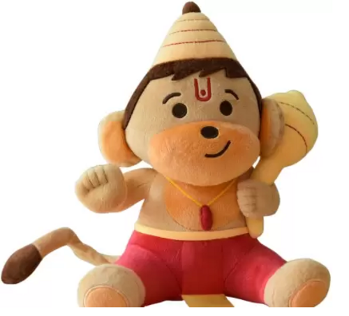 Animal Alley Hanuman ji Soft Lovable Huggable Cute soft toy 25cm - 25
