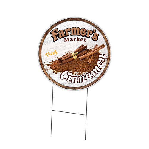 SignMission C-16-CIR-WS-Cinnamon 16 x 24 in. Corrugated Plastic Sign w