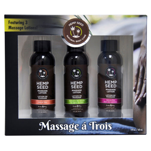 Earthly Body Gift Set Massage A Trois: Isle of You, Skinny Dip, Naked