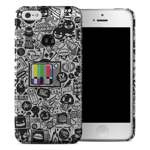 DecalGirl AIPSECL-TVKILLS Apple iPhone SE Clear Case - TV Kills Everyt