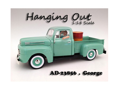 \Hanging Out\" George Figurine for 1/18 Scale Models by American