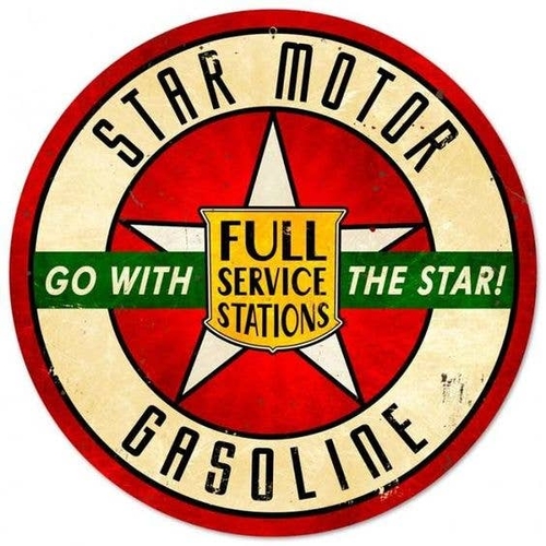 3 Inch Cloth Patch Star Motor Oil