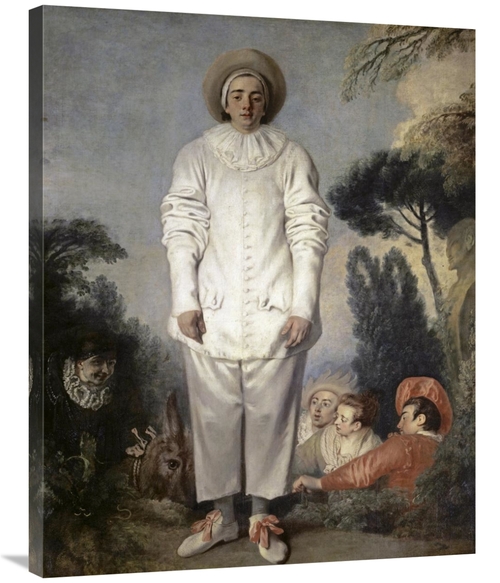 Global Gallery GCS-281491-36-142 36 in. Pierrot, Also Known As Gil
