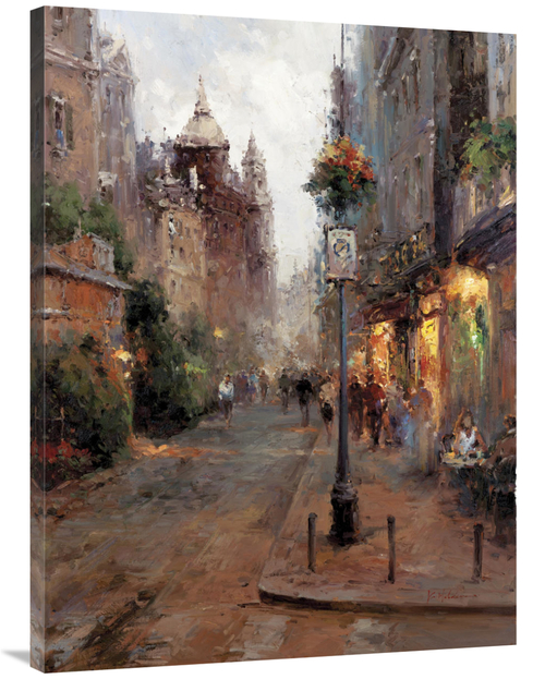 Global Gallery GCS-132415-3040-142 30 x 40 in. Strolling in Montpellie