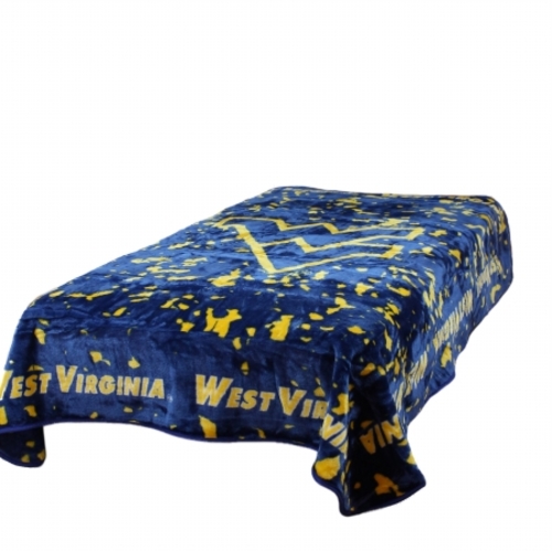 College Covers WVATH West Virginia Throw Blanket - Bedspread