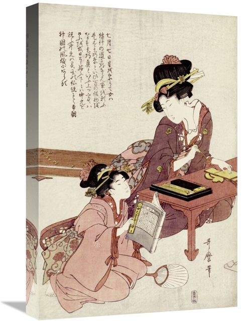 Global Gallery GCS-267473-22-142 22 in. A Young Woman Seated Art Print