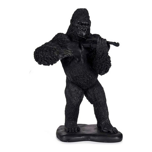 Decorative Figure Gorilla 17 x 41 x 30 cm Black Resin