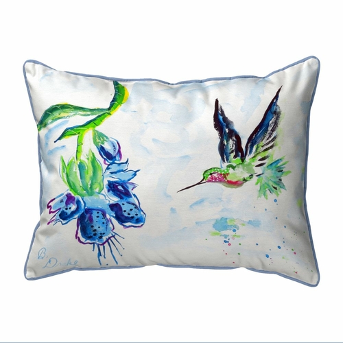Betsy Drake ZP712 20 x 24 in. Hovering Hummingbird Extra Large Zippere