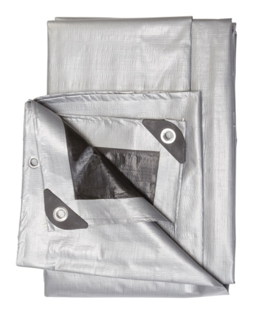 Projex PROJSB1020 Poly Tarps  Silver & Black - 10 x 20